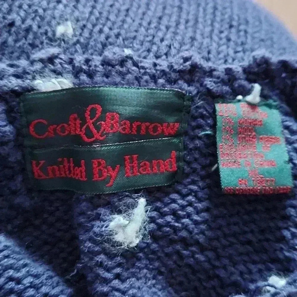 Beautiful Vintage Not Ugly Hand-Knit Santa Christmas Holiday Sweater - Picture 6 of 13